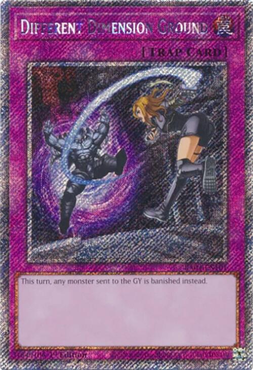 Different Dimension Ground [RA04-EN101] Platinum Secret Rare | Clutch Gaming