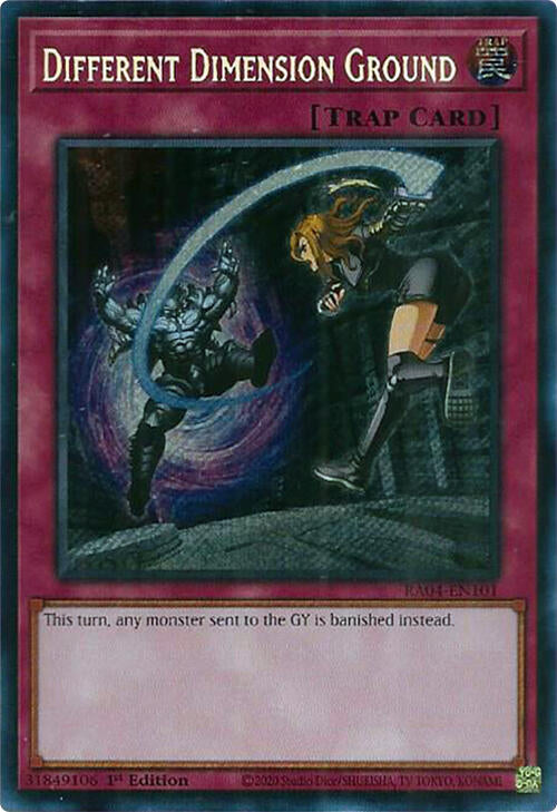 Different Dimension Ground [RA04-EN101] Secret Rare | Clutch Gaming