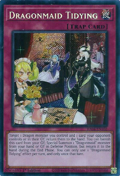 Dragonmaid Tidying [RA04-EN102] Secret Rare | Clutch Gaming