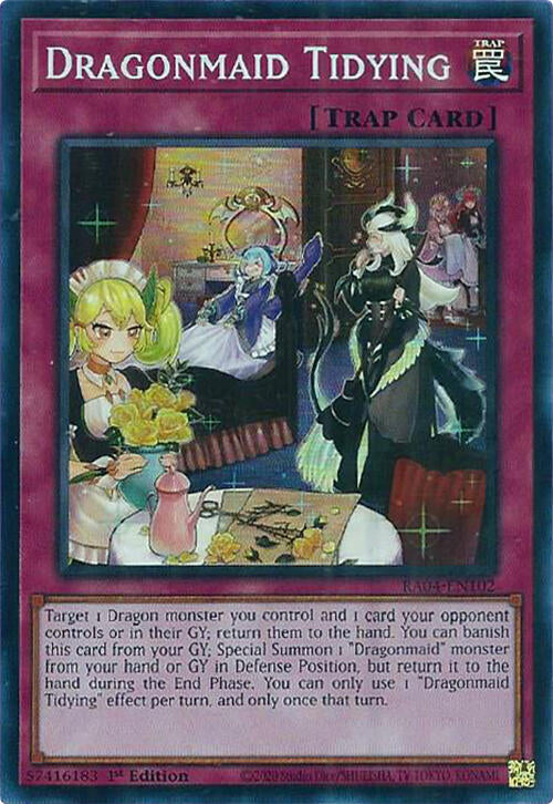 Dragonmaid Tidying [RA04-EN102] Super Rare | Clutch Gaming