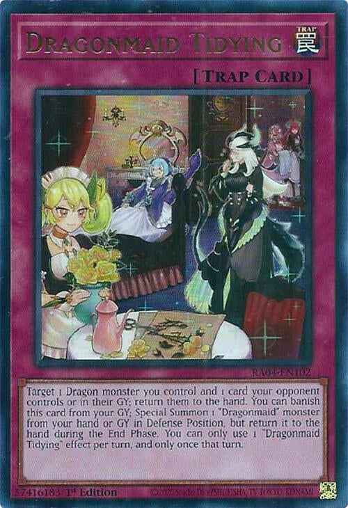 Dragonmaid Tidying [RA04-EN102] Ultra Rare | Clutch Gaming