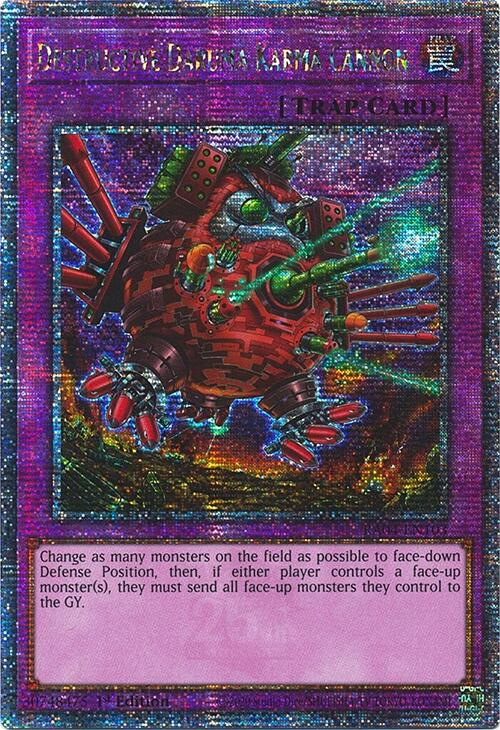 Destructive Daruma Karma Cannon [RA04-EN103] Quarter Century Secret Rare | Clutch Gaming