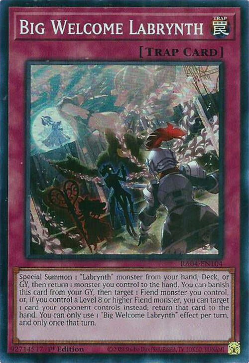 Big Welcome Labrynth [RA04-EN104] Super Rare | Clutch Gaming