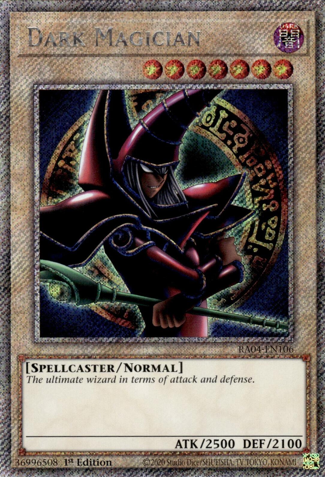 Dark Magician (Arkana) [RA04-EN106] Platinum Secret Rare | Clutch Gaming
