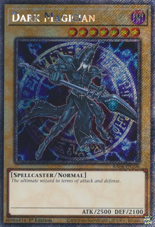 Dark Magician (7th Art) [RA04-EN106] Platinum Secret Rare | Clutch Gaming