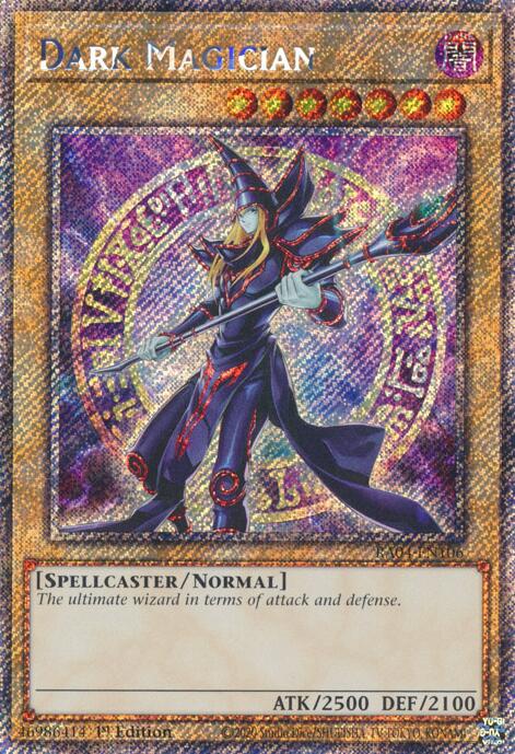 Dark Magician (8th Art) [RA04-EN106] Platinum Secret Rare | Clutch Gaming