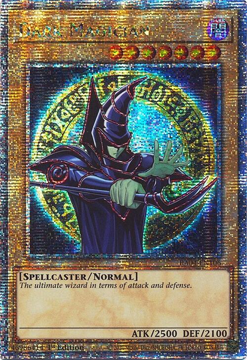 Dark Magician (9th Art) [RA04-EN106] Quarter Century Secret Rare | Clutch Gaming