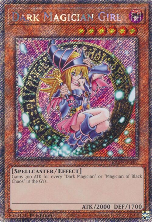 Dark Magician Girl (3rd Art) [RA04-EN107] Platinum Secret Rare | Clutch Gaming