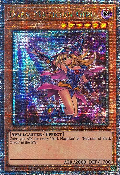 Dark Magician Girl (7th Art) [RA04-EN107] Quarter Century Secret Rare | Clutch Gaming