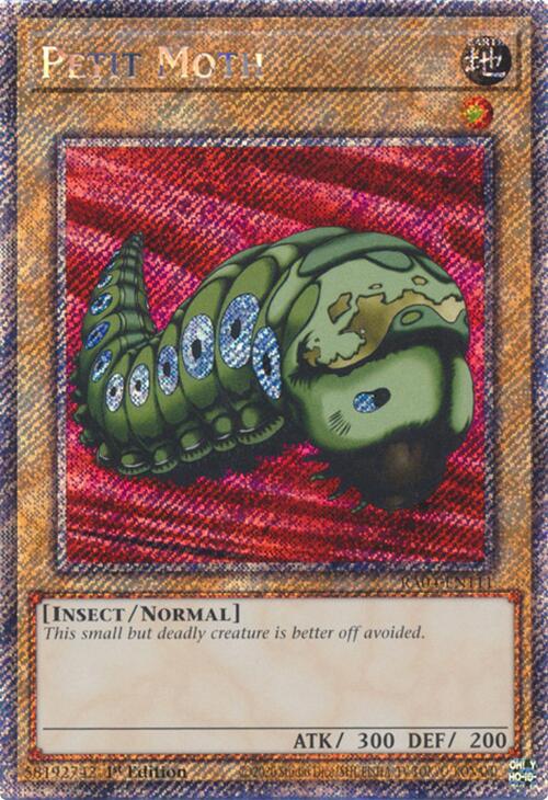 Petit Moth [RA04-EN111] Platinum Secret Rare | Clutch Gaming