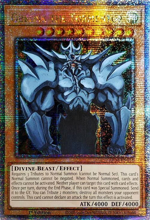 Obelisk the Tormentor [RA04-EN116] Quarter Century Secret Rare | Clutch Gaming