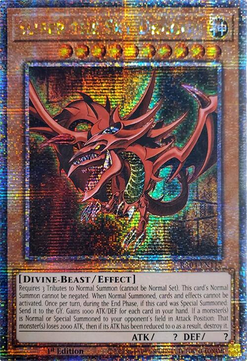 Slifer the Sky Dragon [RA04-EN117] Quarter Century Secret Rare | Clutch Gaming