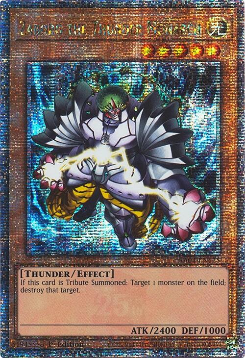 Zaborg the Thunder Monarch [RA04-EN125] Quarter Century Secret Rare | Clutch Gaming