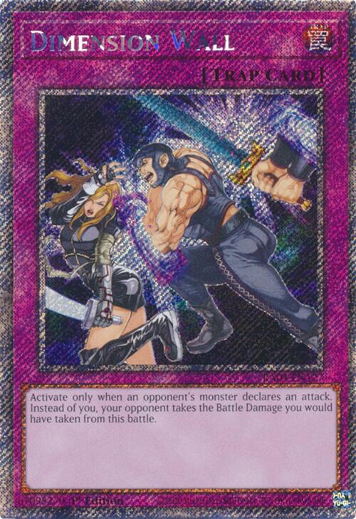 Dimension Wall [RA04-EN127] Platinum Secret Rare | Clutch Gaming