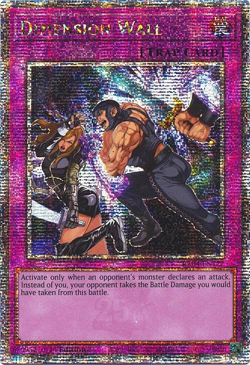 Dimension Wall [RA04-EN127] Quarter Century Secret Rare | Clutch Gaming