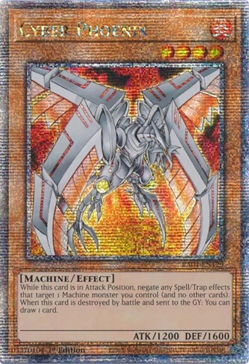 Cyber Phoenix [RA04-EN129] Quarter Century Secret Rare | Clutch Gaming