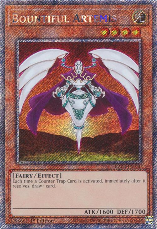 Bountiful Artemis [RA04-EN130] Platinum Secret Rare | Clutch Gaming