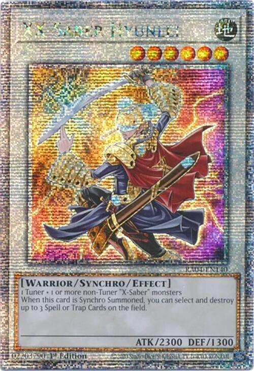 XX-Saber Hyunlei [RA04-EN140] Quarter Century Secret Rare | Clutch Gaming