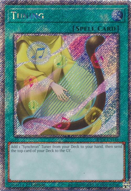 Tuning [RA04-EN144] Platinum Secret Rare | Clutch Gaming