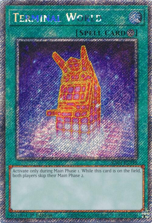 Terminal World [RA04-EN148] Platinum Secret Rare | Clutch Gaming