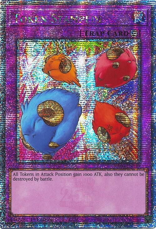 Token Stampede [RA04-EN149] Quarter Century Secret Rare | Clutch Gaming