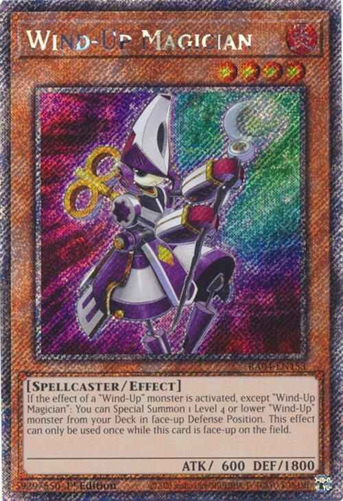 Wind-Up Magician [RA04-EN153] Platinum Secret Rare | Clutch Gaming