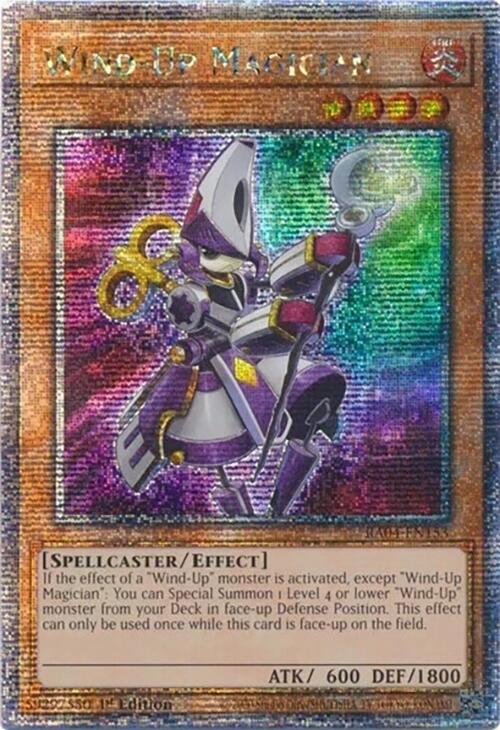 Wind-Up Magician [RA04-EN153] Quarter Century Secret Rare | Clutch Gaming