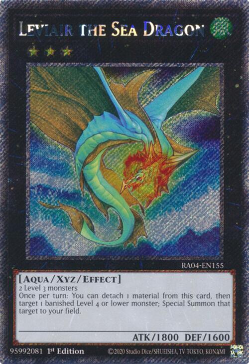 Leviair the Sea Dragon [RA04-EN155] Platinum Secret Rare | Clutch Gaming