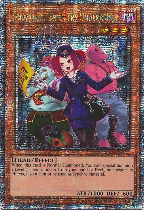 Tour Guide from the Underworld (Alternate Art) [RA04-EN157] Quarter Century Secret Rare | Clutch Gaming