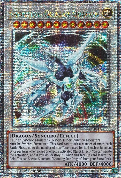 Shooting Quasar Dragon [RA04-EN158] Quarter Century Secret Rare | Clutch Gaming