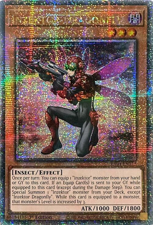 Inzektor Dragonfly [RA04-EN172] Quarter Century Secret Rare | Clutch Gaming