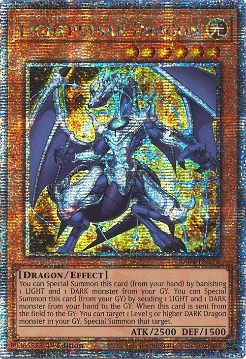 Lightpulsar Dragon [RA04-EN176] Quarter Century Secret Rare | Clutch Gaming