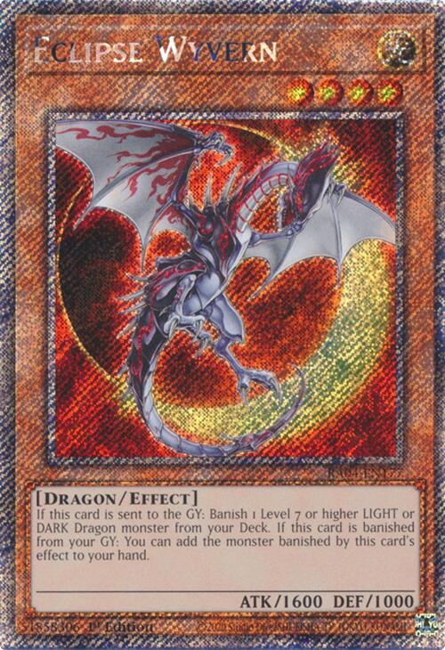 Eclipse Wyvern [RA04-EN177] Platinum Secret Rare | Clutch Gaming