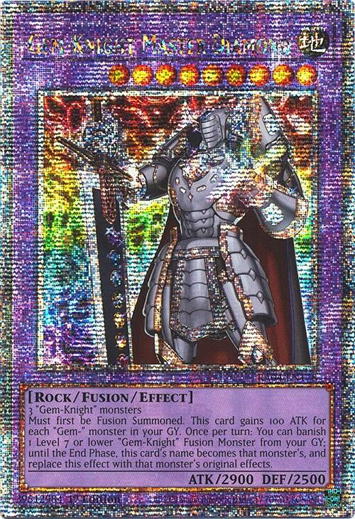 Gem-Knight Master Diamond [RA04-EN178] Quarter Century Secret Rare | Clutch Gaming