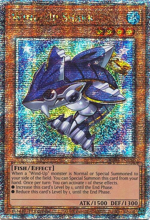 Wind-Up Shark [RA04-EN180] Quarter Century Secret Rare | Clutch Gaming