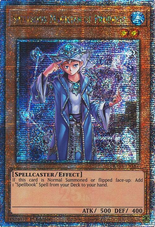 Spellbook Magician of Prophecy [RA04-EN183] Quarter Century Secret Rare | Clutch Gaming