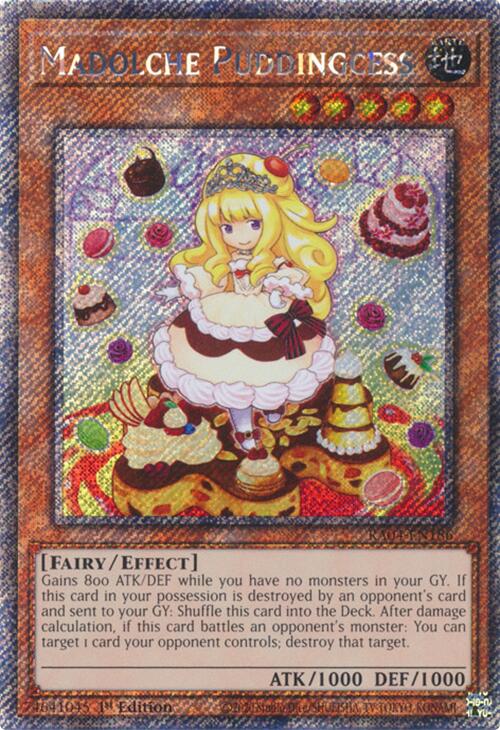 Madolche Puddingcess [RA04-EN186] Platinum Secret Rare | Clutch Gaming