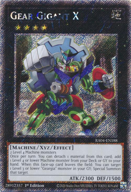 Gear Gigant X [RA04-EN188] Platinum Secret Rare | Clutch Gaming