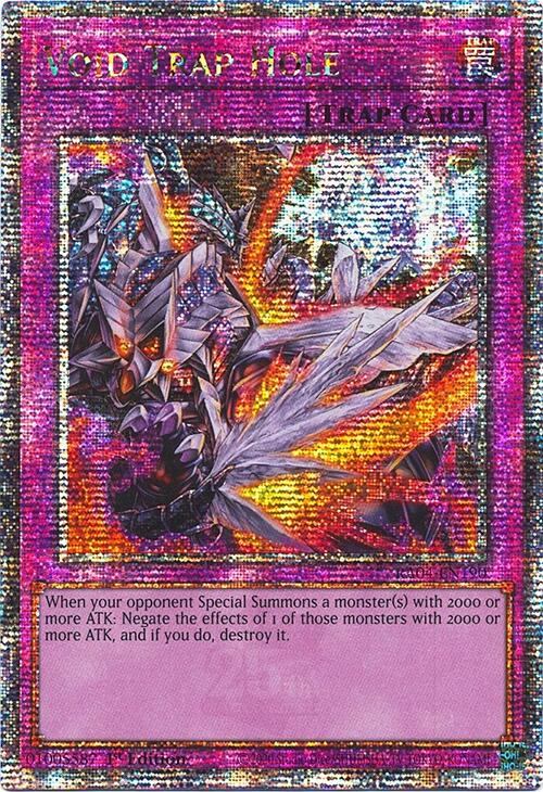Void Trap Hole [RA04-EN190] Quarter Century Secret Rare | Clutch Gaming