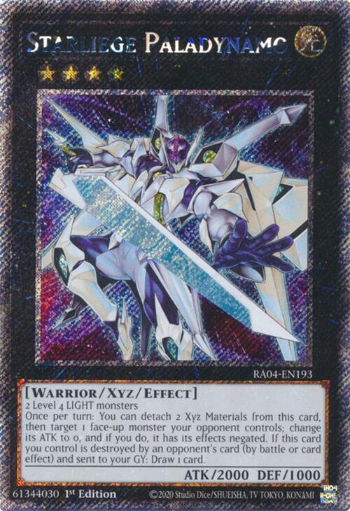 Starliege Paladynamo [RA04-EN193] Platinum Secret Rare | Clutch Gaming