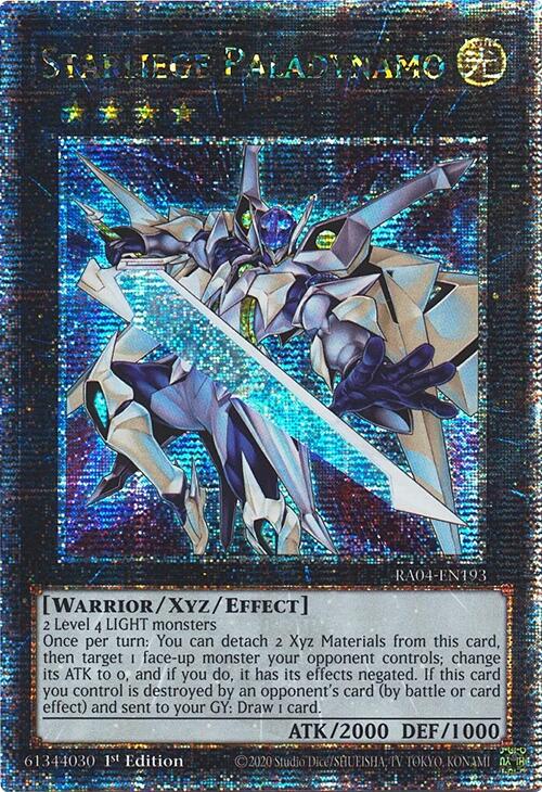 Starliege Paladynamo [RA04-EN193] Quarter Century Secret Rare | Clutch Gaming