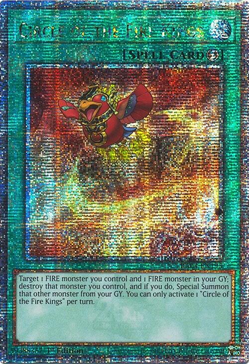 Circle of the Fire Kings [RA04-EN195] Quarter Century Secret Rare | Clutch Gaming