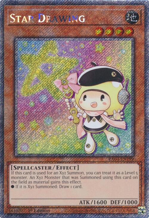 Star Drawing [RA04-EN199] Platinum Secret Rare | Clutch Gaming