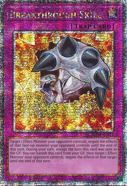 Breakthrough Skill [RA04-EN202] Quarter Century Secret Rare | Clutch Gaming