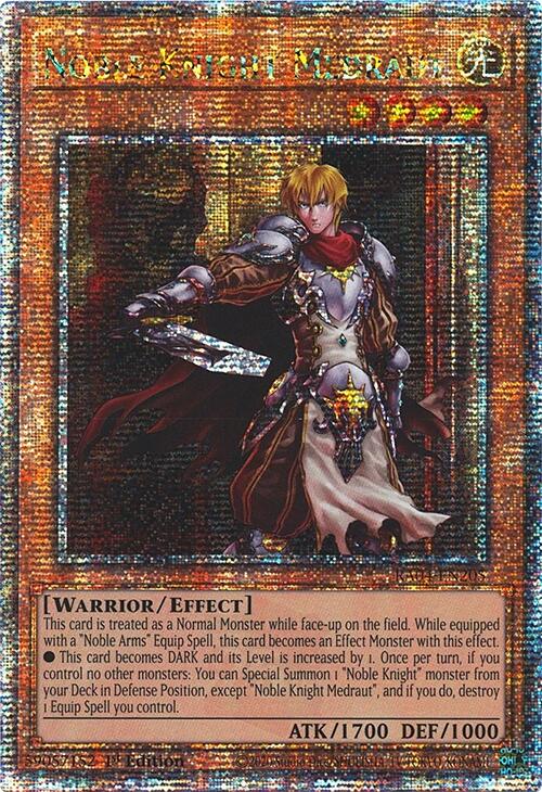 Noble Knight Medraut [RA04-EN205] Quarter Century Secret Rare | Clutch Gaming