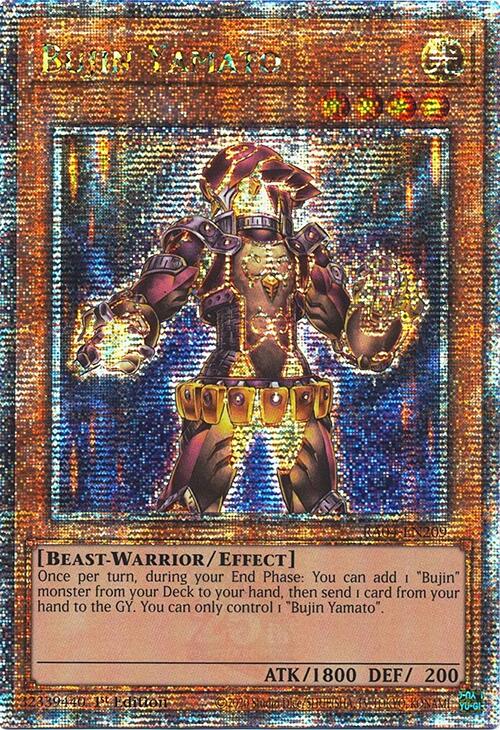 Bujin Yamato [RA04-EN209] Quarter Century Secret Rare | Clutch Gaming