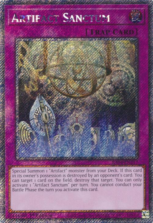 Artifact Sanctum [RA04-EN217] Platinum Secret Rare | Clutch Gaming