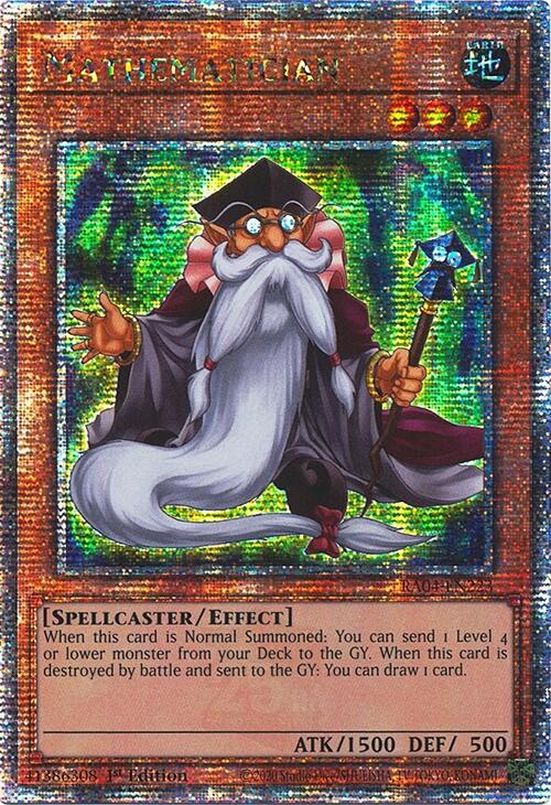 Mathematician [RA04-EN223] Quarter Century Secret Rare | Clutch Gaming
