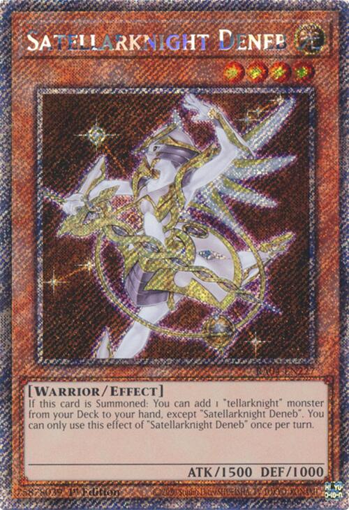 Satellarknight Deneb [RA04-EN227] Platinum Secret Rare | Clutch Gaming