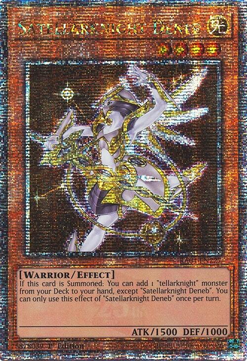 Satellarknight Deneb [RA04-EN227] Quarter Century Secret Rare | Clutch Gaming